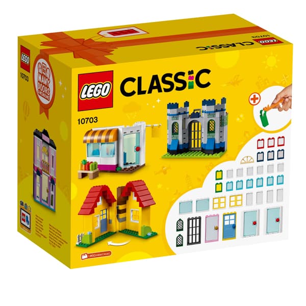 LEGO 10703 Classic – Creative Builder Set – Townhouses