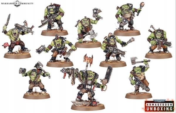 ORKS: Boyz – 10-figure sprues – ARMAGEDDON WH40k