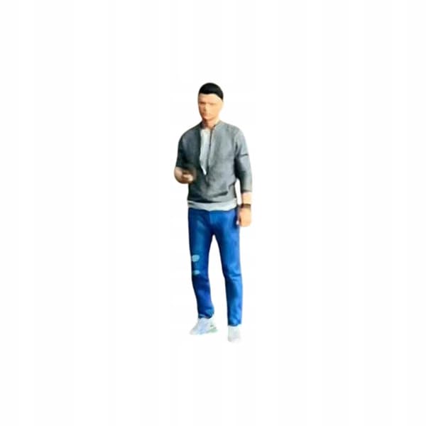 1/64 scale diorama Stylish figurines Desk display by Tiny Hobby Style C