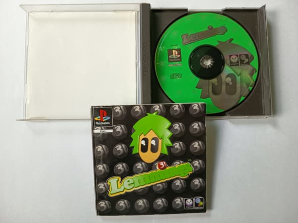 3D Lemmings PlayStation (PSX) 3XA Complete Set