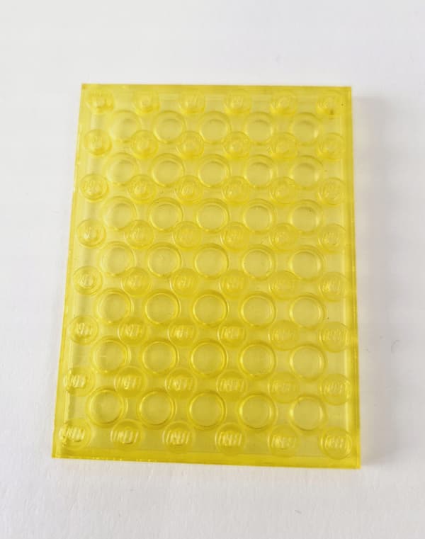 Lego 3036 6 x 8 Trans-Yellow Space Plate