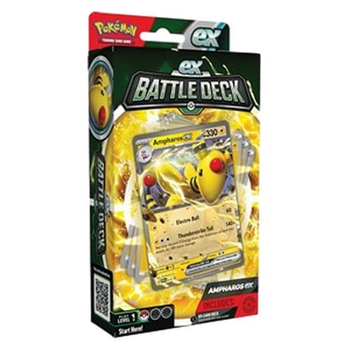 Pokemon Ampharos ex Battle Deck German