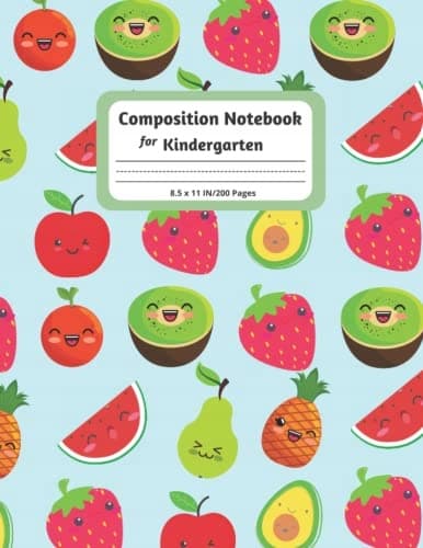 Composition Notebook for Kindergarten: Composition Notebook for Kindergar