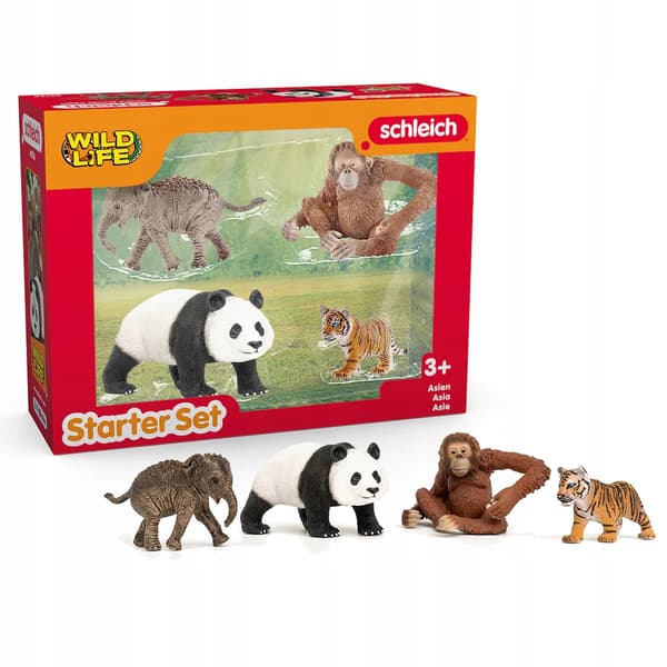 SCHLEICH 42736 ASIA WILD LIFE STARTER SET