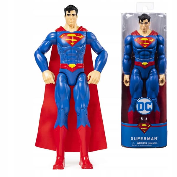 DC COMICS SUPERMAN LARGE ACTION FIGURE, 30 CM, ARTICULATED