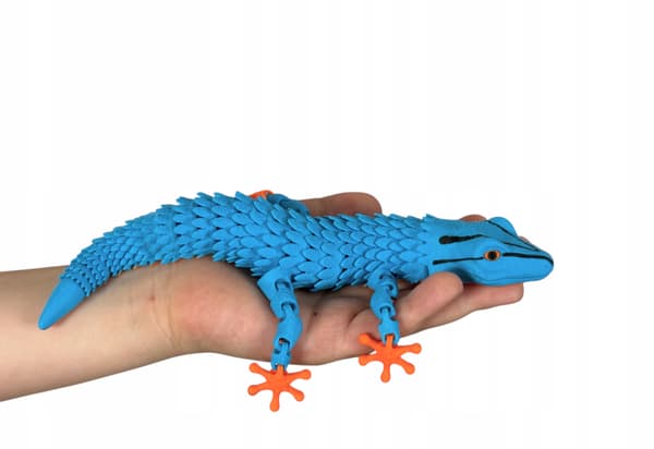 Williams’ 3D Gecko – a movable, flexible figurine, a unique terrarium decoration