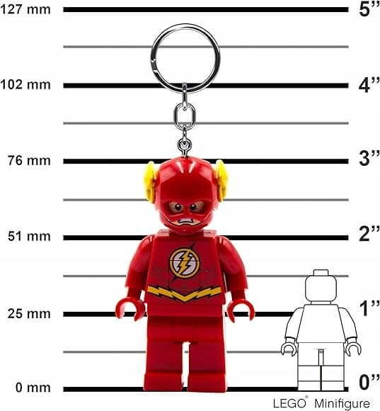 LEGO SUPER HEROES LED KEYRING: DC FLASH LGL KE65H