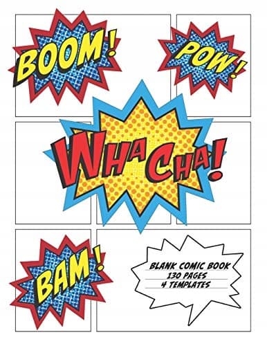 Blank Comic Book: A Sketchbook for Drawing Your Own Comics
