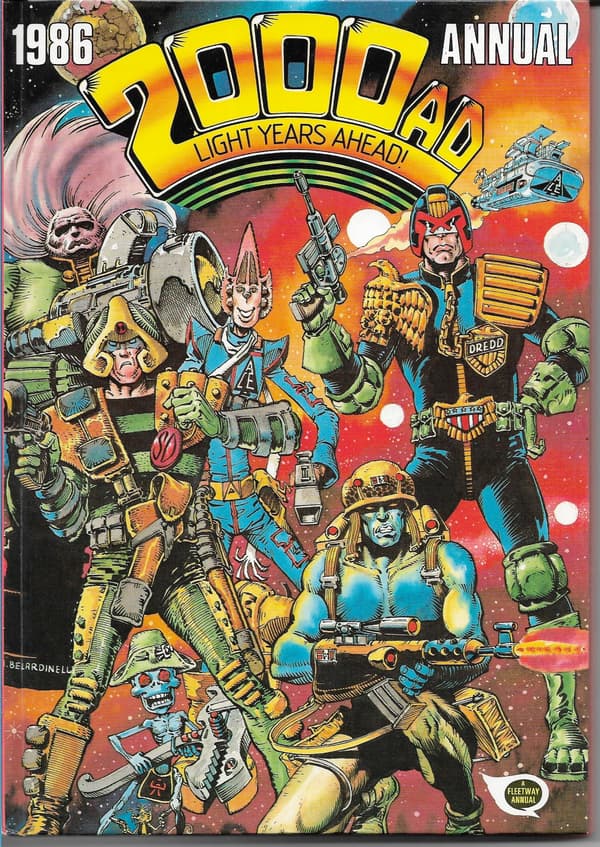 2000 AD Annual Comic 1986, in English, hardback
