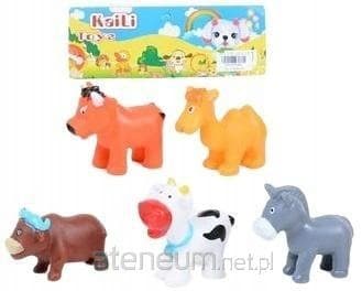 Rubber animals, set of 5