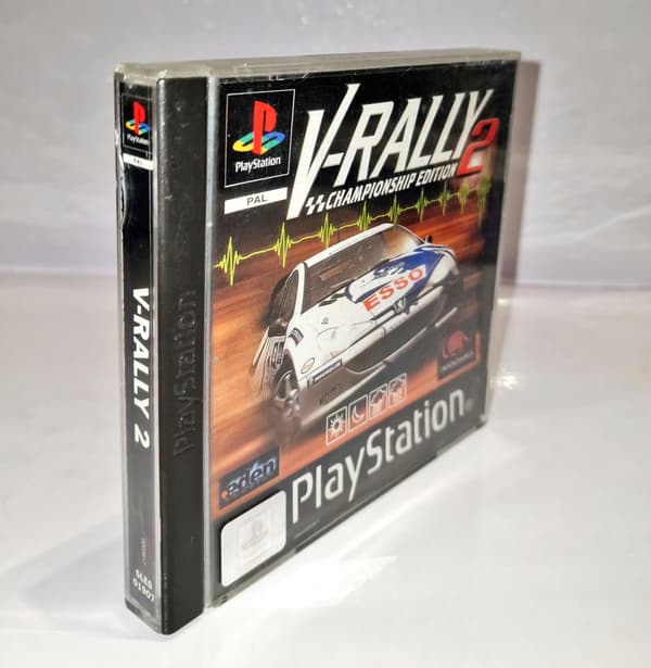 The game V-Rally 2 for PSX – READ THE DESCRIPTION!