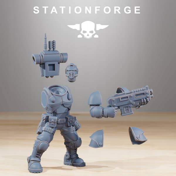 Socratis Light Infantry – Station Forge – 3D printing