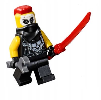 Lego 70643 @@ CHOPPER MAROON njo388 @@ minifigure + weapon!