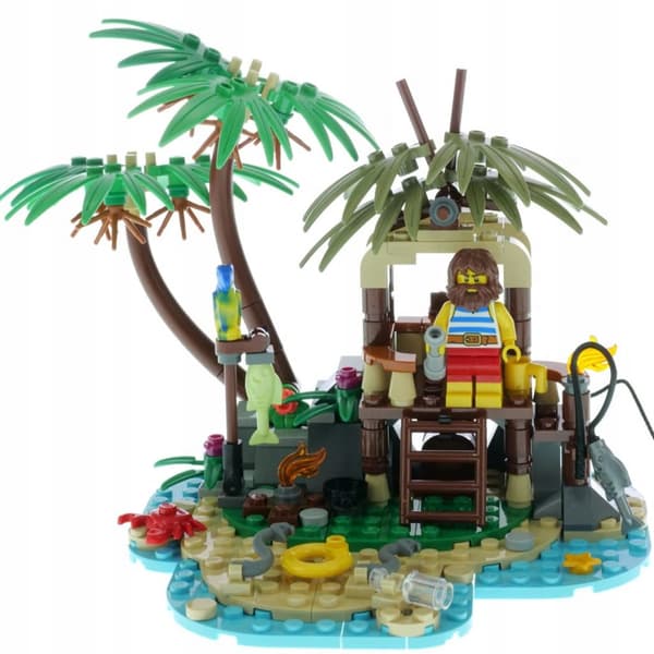 LEGO IDEAS SET - 40566 - RAY, STRANDED ON A DESERT ISLAND