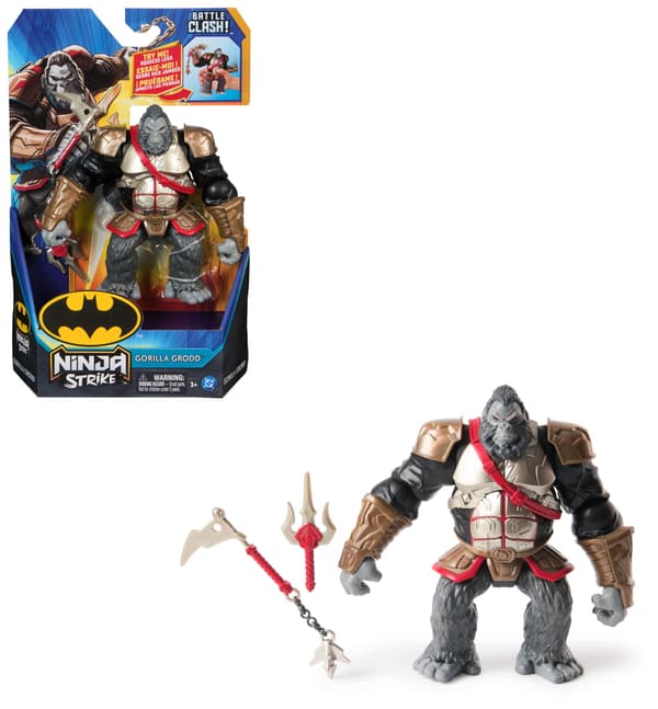 Gorilla Grodd Action Figure from DC Comics’ Batman Ninja, 15cm, with Accessories