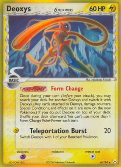 Pokemon Deoxys δ Delta Species