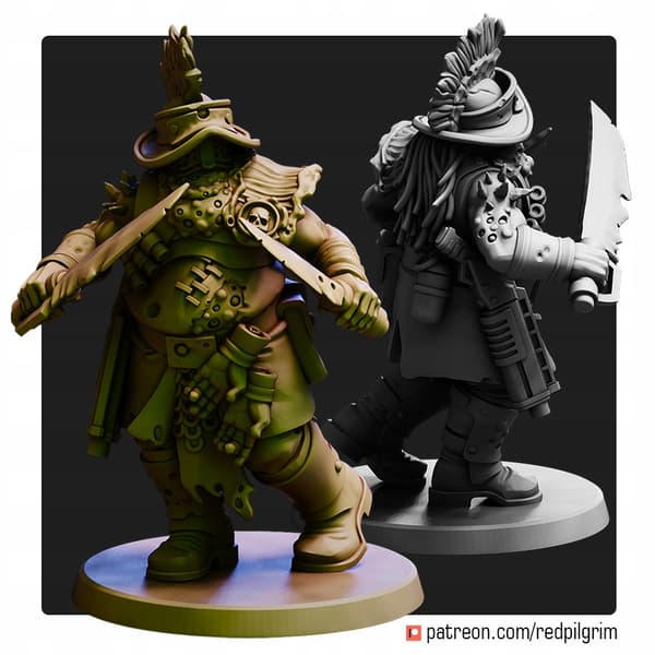 Oathbreakers Miasmic Cohort x5 Red Pilgrim Miniature
