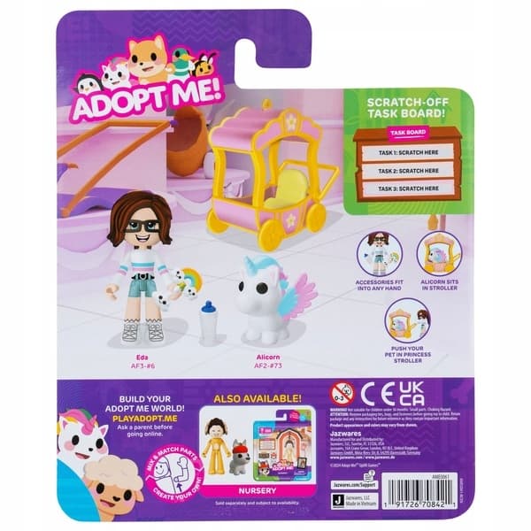 ADOPT ME Roblox Figure Set: Eda the Shopkeeper + Game Code