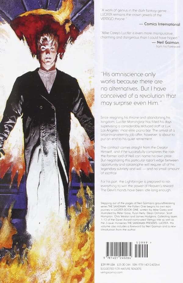Lucifer: Book One by Mike Carey