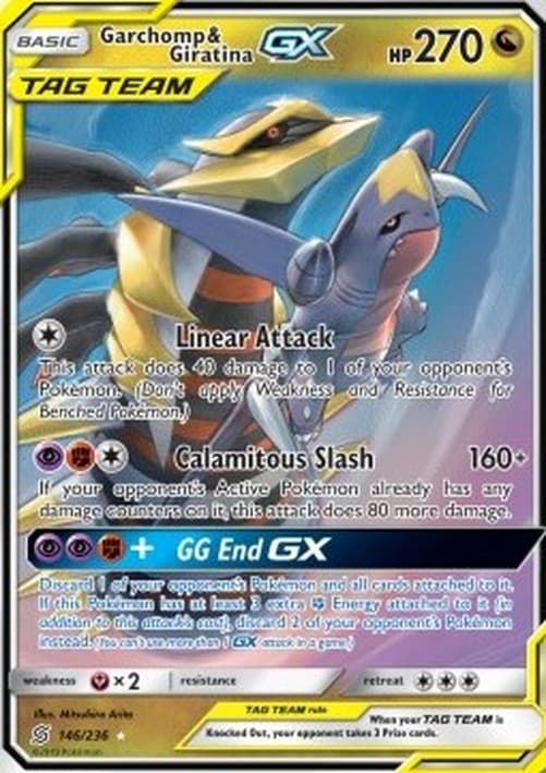 Pokemon Garchomp & Giratina GX