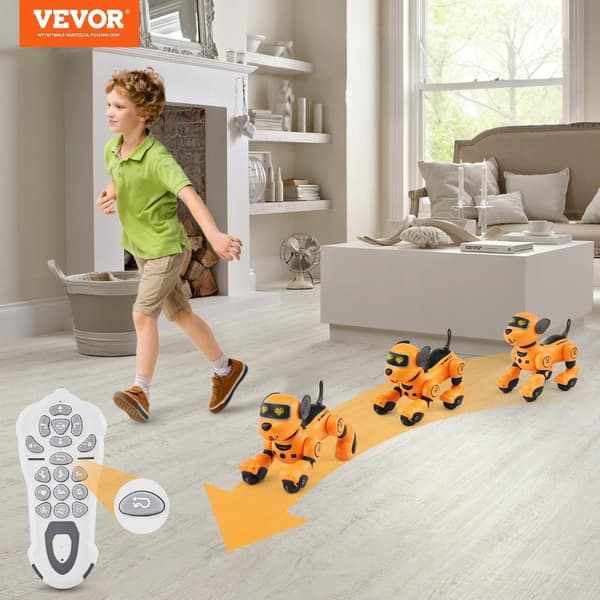 Remote-Controlled Robot Dog – Talks, Dances, Responds to Touch and Voice