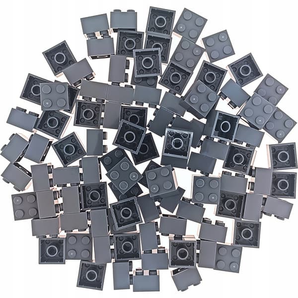 LEGO 2x2 Brick, Dark Grey, DBG 4211060 3003 – 100 pieces