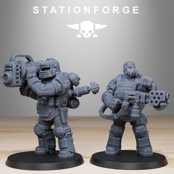 GrimGuard Armoured Squad – x5 – minifakturapl