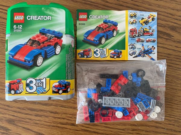 LEGO 31000 Creator – Mini Racer – SECOND-HAND, COMPLETE SET, IN BOX
