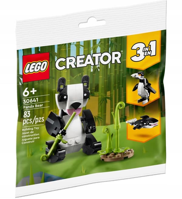 LEGO 30641 Creator 3-in-1 – Panda ORIGINAL Bricks, NEW, 83 pieces
