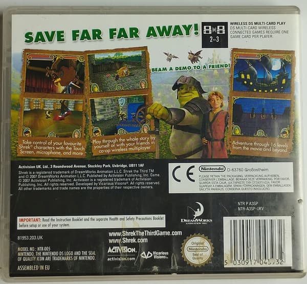 Shrek the Third for Nintendo DS