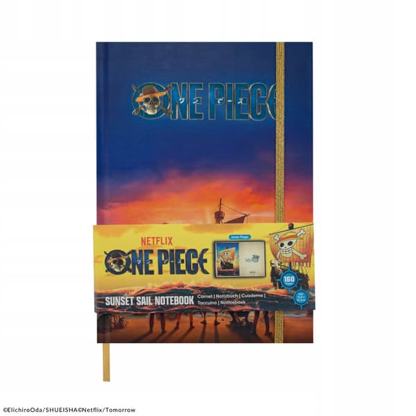 Sunset Boat Hardback Notebook, One Piece