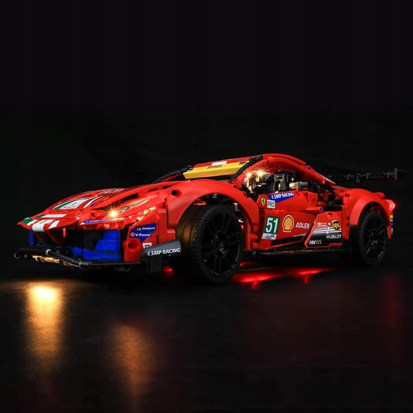 BRIKSMAX LED Lighting Set with Ferrari Sound-Activated Remote Control