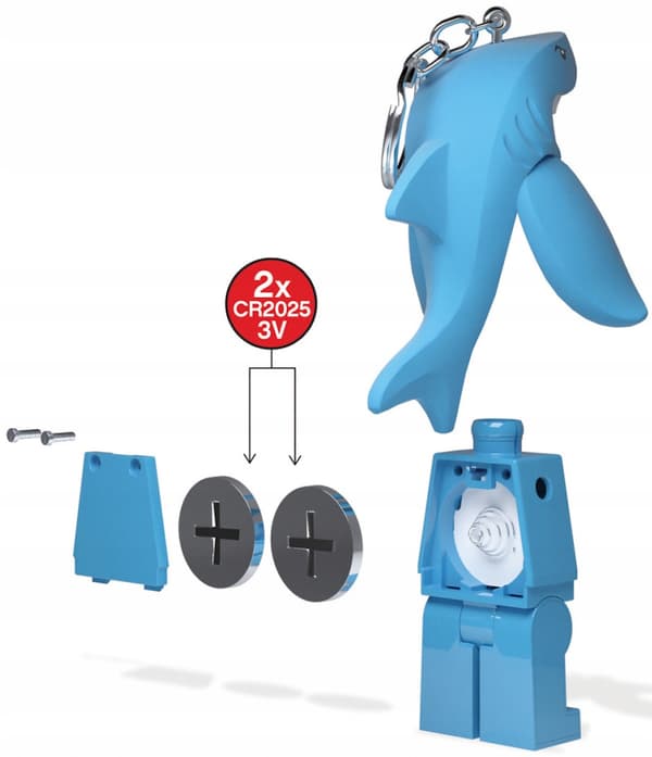 LEGO LED SHARK KEYRING FLASHLIGHT