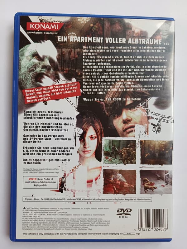 Silent Hill 4: The Room, PlayStation 2, PS2