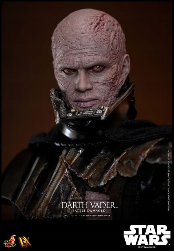 Darth Vader Battle-Damaged Star Wars 1/6 Scale Figure, 35 cm