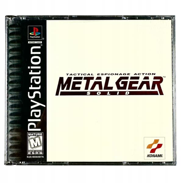 Metal Gear Solid | PS1 | PSX | PLAYSTATION 1 | BIG BOX EDITION