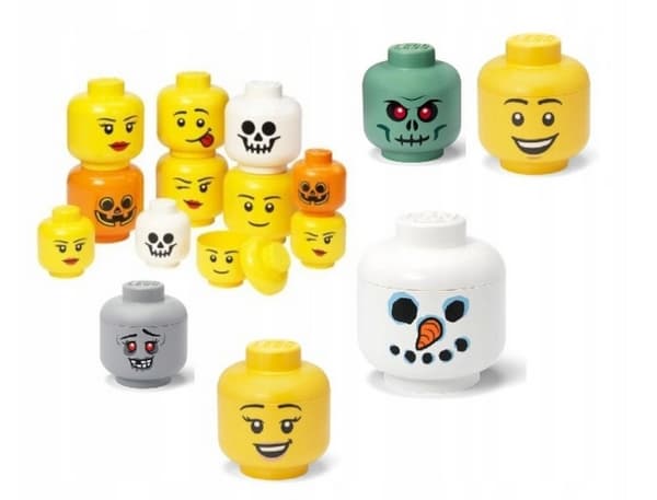 LEGO MINI SNOWMAN HEAD STORAGE CONTAINER XS 40330817