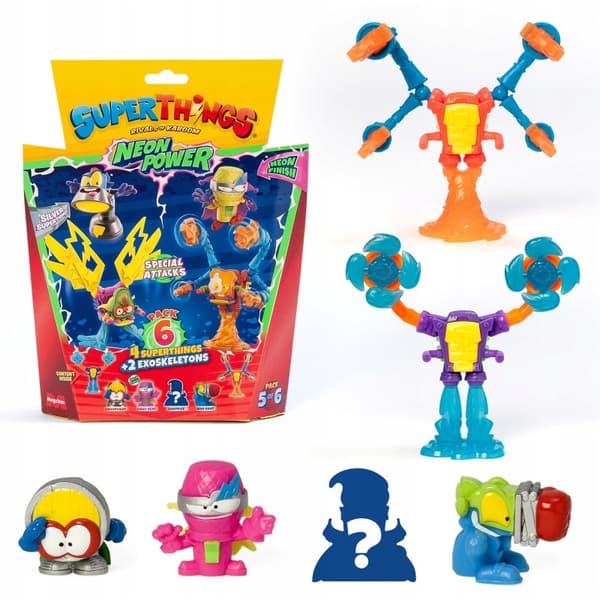 SuperThings NeonPower – 6-piece Exoskeleton