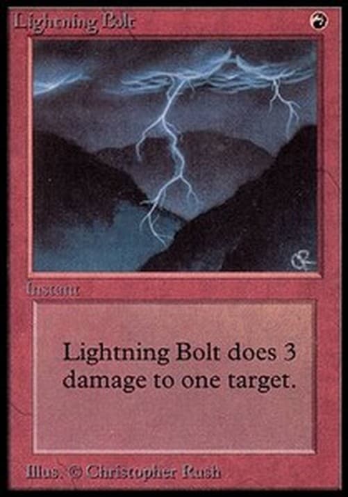 Magic: The Gathering Lightning Bolt