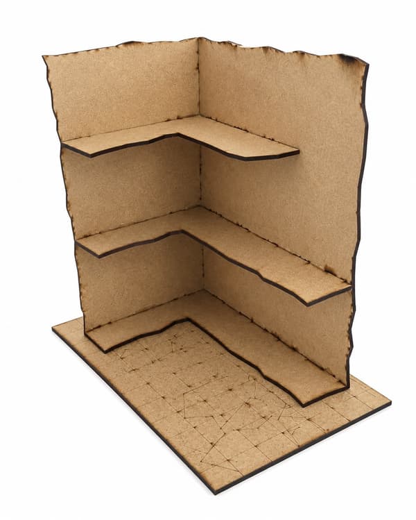 Warhammer 4000 Terrain Set (5 pieces), ruins for wargaming