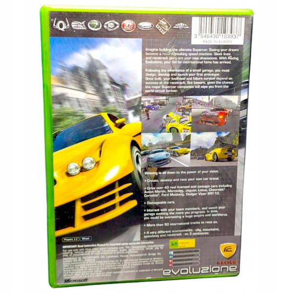 Racing Evoluzione TOP condition for Microsoft Xbox Classic #6721