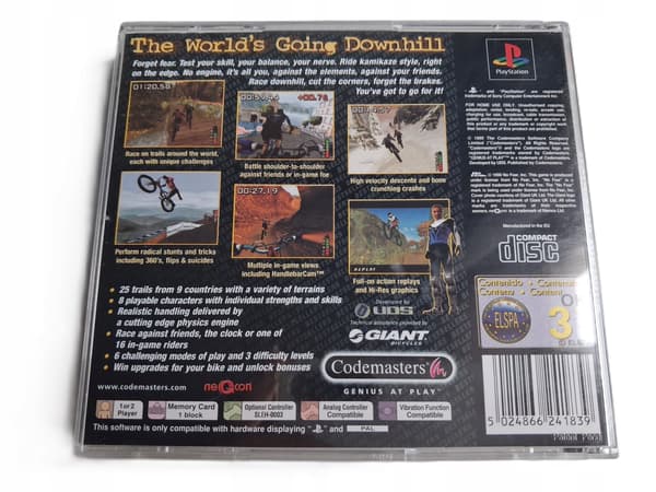 NO FEAR DOWNHILL PSX PS1 ENG