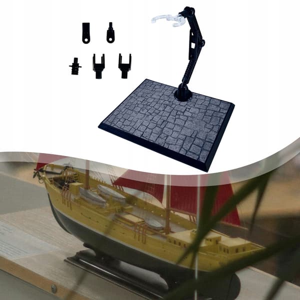 Action figure display stand for 1/144 scale models. Styl C hobbyist display stand