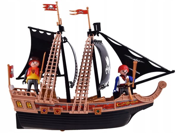 PIRATE SHIP FIGURINE SET WITH SOUND