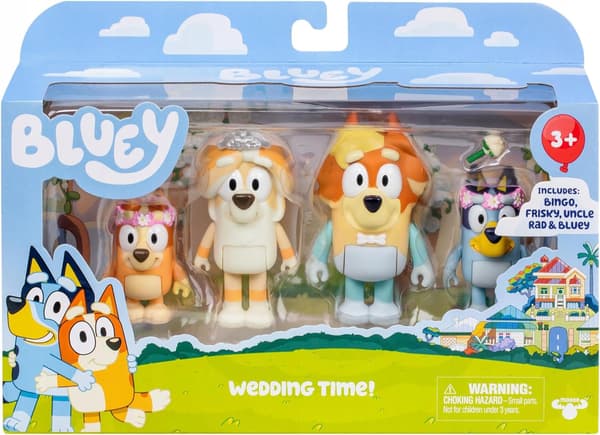MOOSE TOYS Bluey Wedding Time! Figure set