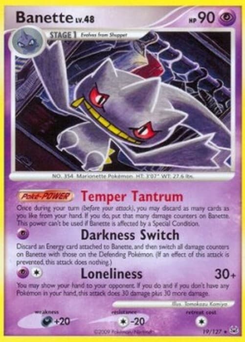 Pokemon Banette Lv.48
