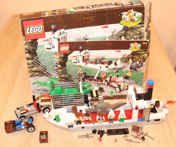 LEGO Classic ADVENTURES 5975 BOX, INSTRUCTIONS, T-Rex Transport SET