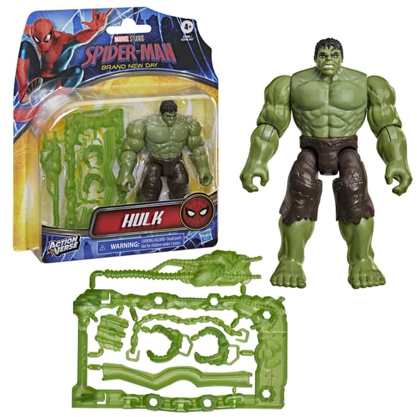 Marvel Hulk Figurine, 11.4 cm, Accessories, Statue for Children, Collectable