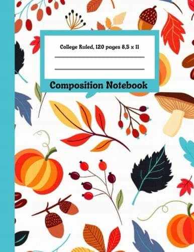 Halloween Composition Book: College-ruled Notebook | Lined Journal | 120