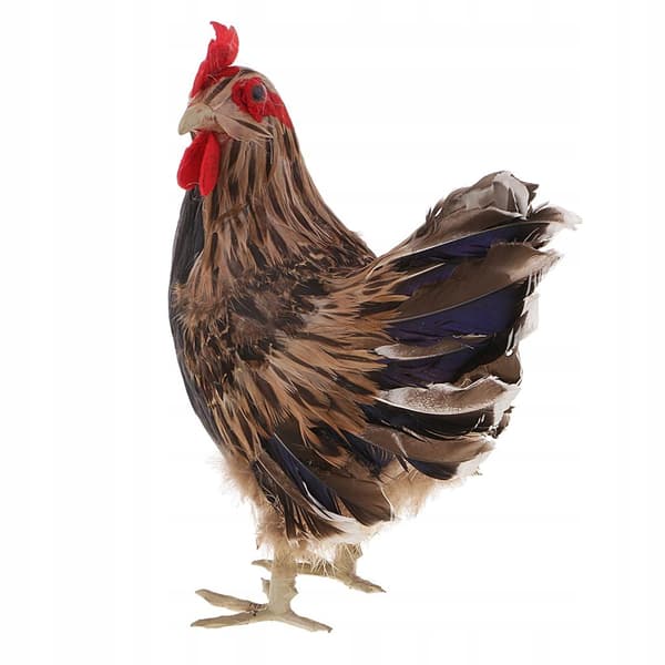 Feather Chicken Miniatures – Model Statue – Simulated Sculpture – Christmas